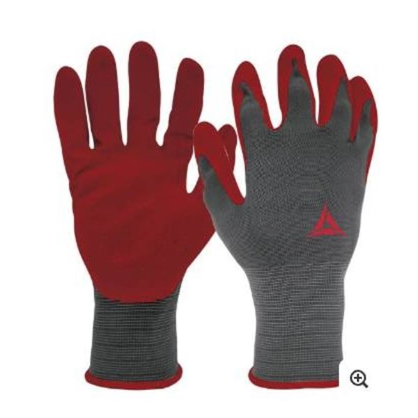 Hand Crew Foam Latex Coated Gloves, Large, 14 Pairs