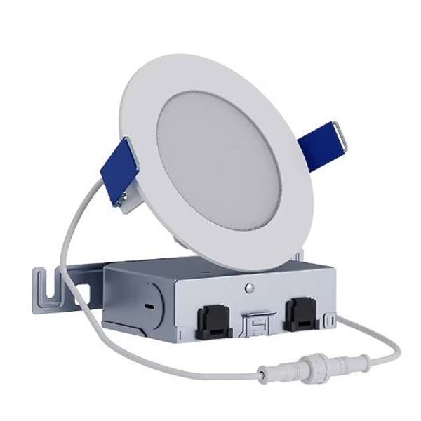 Halo HLB4LSFS5-C 5-Color & Lumen Selectable Slim Canless LED Downlight (Quantity: 6 Pieces)