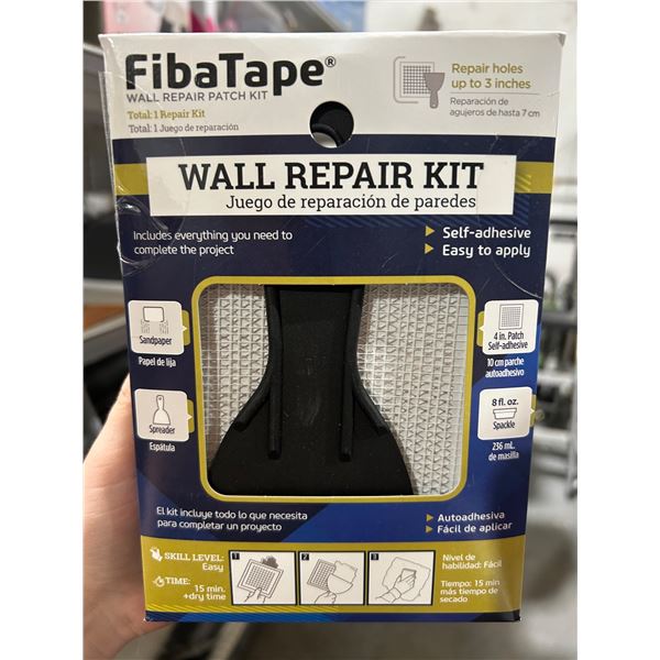 Lot of 4 Packs â€“ FibaTape FDW9200-U Wall Repair Kit
