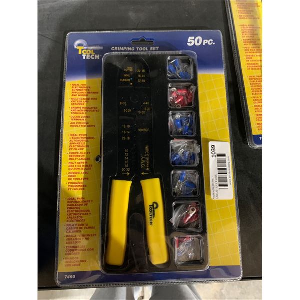 Tool Tech 50-Piece Crimping Tool Set with Assorted Terminals