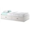 Image 1 : Ameriwood Home Twin Platform Bed 7191341EBL in Magnolia Oak Finish
