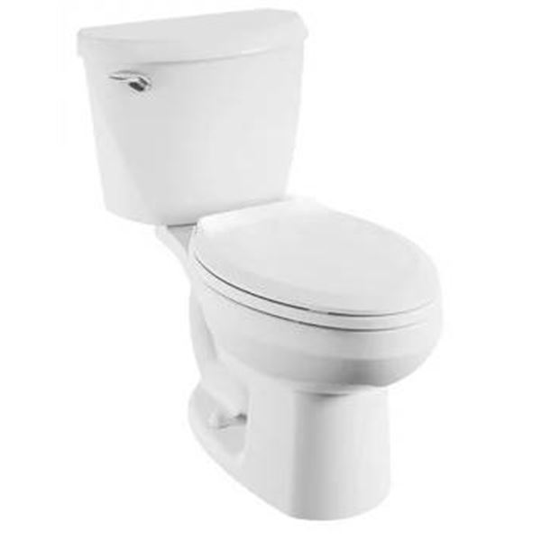 American Standard Reliant Complete Toilet, Elongated Chair-Height, 16.5-Inch, White