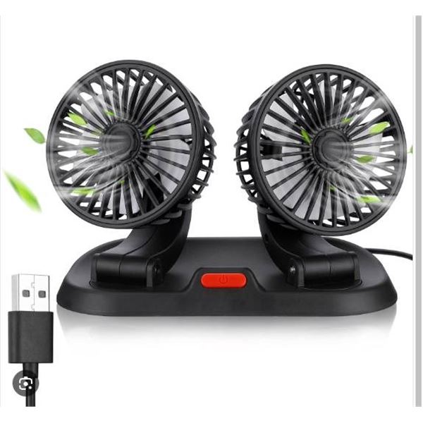 Vehicle Fan Double-Head, Storm Fan Series, 5-Inch Blades, F622U/F625U