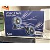 Image 2 : Vehicle Fan Double-Head, Storm Fan Series, 5-Inch Blades, F622U/F625U