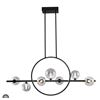 Image 1 : HouseMark Luna 8-Light Glass Pendant in Adjustable Height Design