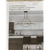 Image 3 : HouseMark Luna 8-Light Glass Pendant in Adjustable Height Design