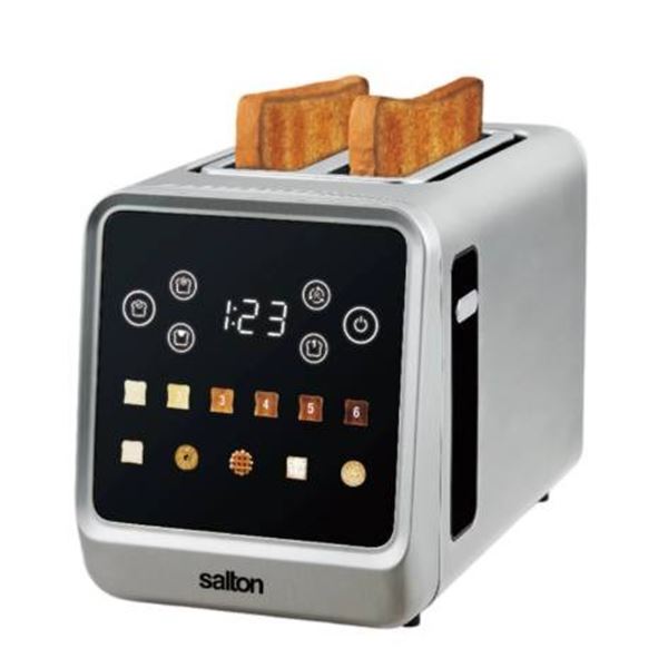 Salton Touchscreen Toaster, 2 Slice with Digital Display, Model TST1789