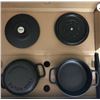 Image 2 : Combekk Set of 4 Mini Dutch Ovens, 12cm, Enameled Recycled Cast Iron