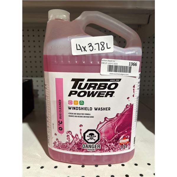 Turbo Power 0C Windshield Washer 4 x 3.78L