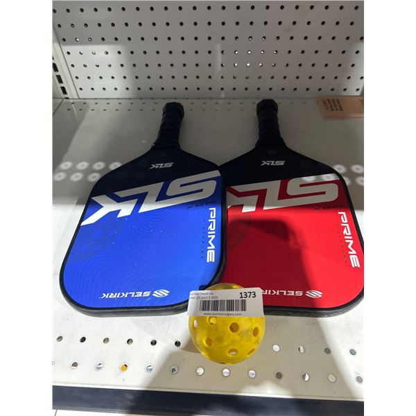Selkirk Prime SLK Fiberglass Pickleball Paddle Set With Ball