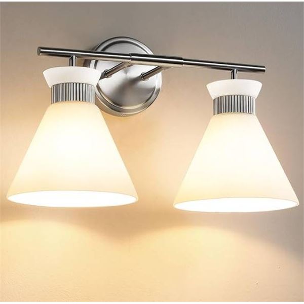 Woshitu 8090ML-02BG-US Bathroom Vanity Mirror Light Fixture