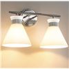 Image 1 : Woshitu 8090ML-02BG-US Bathroom Vanity Mirror Light Fixture