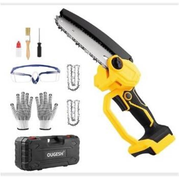 OugeshMini Chainsaw for Dewalt 20V MAX Battery,6 Inch Handheld Chain Saw Cordless, Small Portable Ba