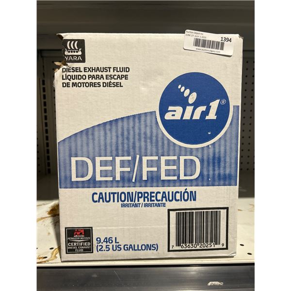 Yara Air1 Diesel Exhaust Fluid (DEF), 2.5 Gallons