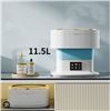 Image 1 : Mini Folding 11.5L Washing Machine (Blue) X0048KQX0F