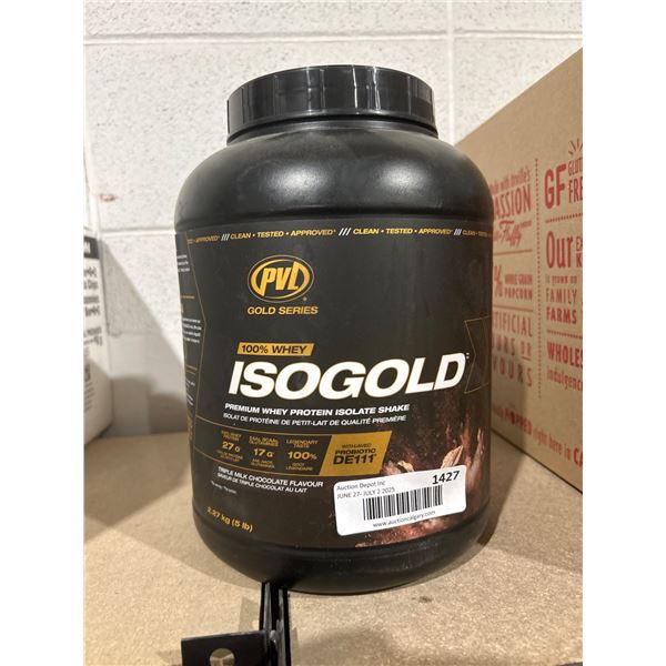 PVL Gold Series Isogold Premium Whey Protein Isolate â€“ 2.27 kg (5 lb)