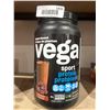 Image 1 : Vega Sport Plant-Based Protein Powder, Chocolate Flavor, 837g