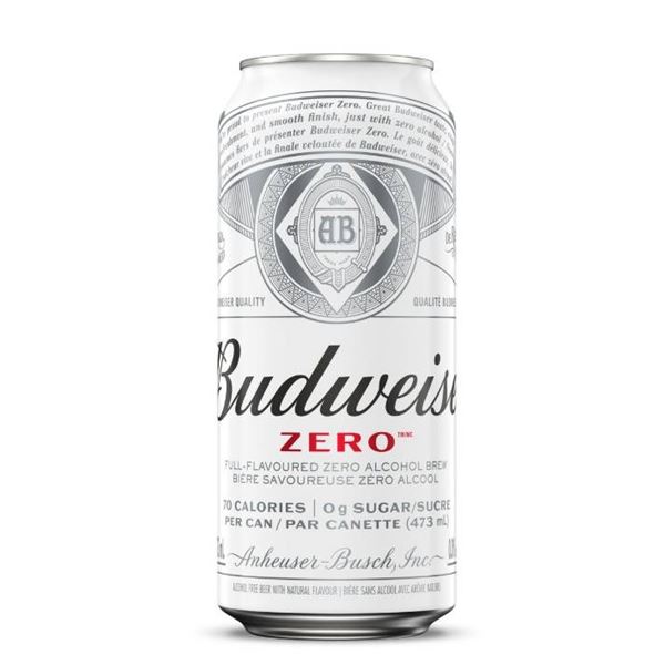 Budweiser Zero Non-Alcoholic Beer 12 x 341 ML
