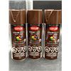 Image 1 : Krylon ColorMaxx Paint + Primer, Gloss Leather Brown, 340g, Set of 3