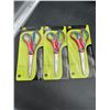 Image 1 : Lot of 3 Scissors with Stainless Steel Blades, 180 mm