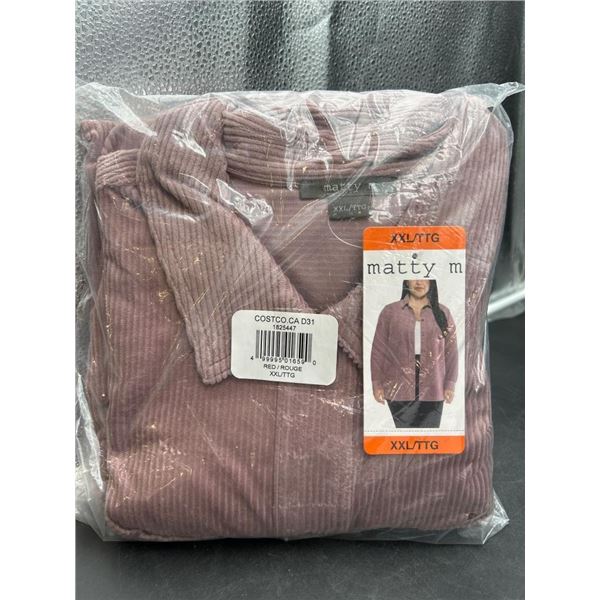 Matty M Women’s XXL Corduroy Shirt