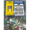 Image 2 : Dynaline DYN 00141 Mini Plug-In Fuses, 50 Pieces, Assorted Amperages Lot of 2