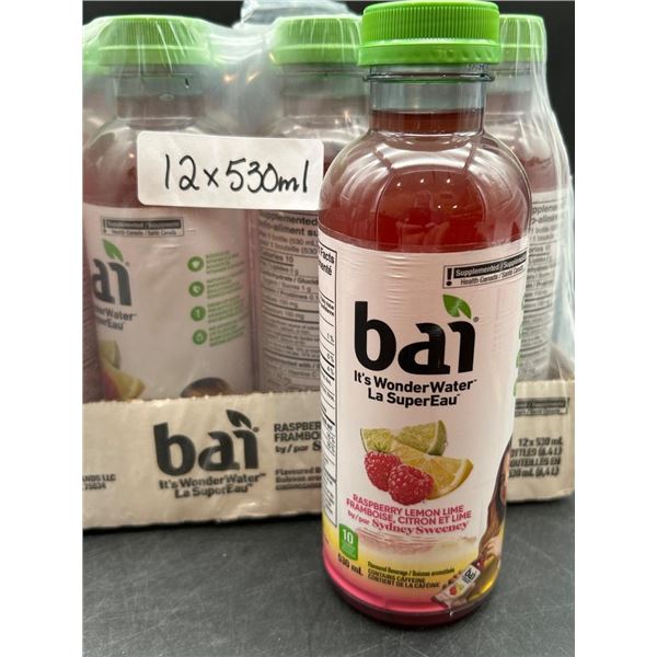 Bai It’s WonderWater 12x530ml Raspberry Lemon Lime Flavor