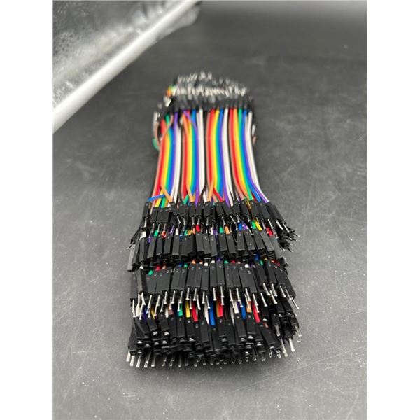 360-Piece Multicolored Jumper Wire Kit, Male to Female (120), Female to Female (120), Male to Male (