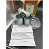Image 1 : Mind Reader Galvanized Metal Planter Holder with Three Compartments