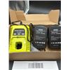Image 2 : 12V-18V Battery Charger With Lithium-Ion Replacement Batteries for Ryobi P102 P103 P105 P107 P108