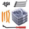 Image 1 : 655 Pcs Car Retainer Clips Auto Fasteners Push Trim Clips Pin Rivet Bumper Kit Wheel Nut Caps