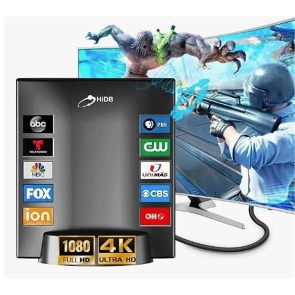 HiDB HD Digital Home TV Antenna with Detachable Amplifier