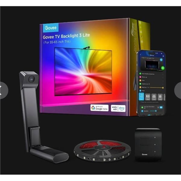 Govee TV Backlight 3 Lite for 55-65 Inch TVs with DreamView Feature