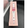 Image 2 : Pink and White Hair Curling Iron with Adjustable Heat Settings
