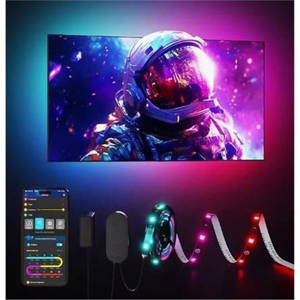Govee TV Backlight for 40-50 Inch TVs with Google Home and Alexa Compatibility