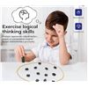 Image 1 : Magnetic Chess Game with Stones, Magnet Game, Magnetic Board Games, Family Games for Kids Chess Puzz