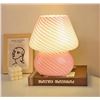 Image 1 : Onewish Mushroom LED Table Lamp Pink Set of 2