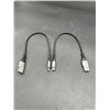 Image 1 : 2 USB to Lightning Charging Cables, Approximately 6 Inches Each