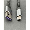 Image 2 : 2 USB to Lightning Charging Cables, Approximately 6 Inches Each