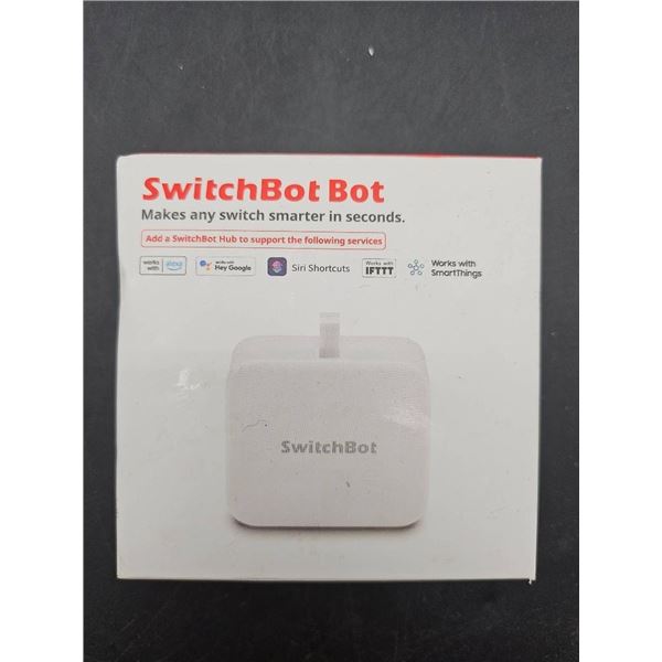 SwitchBot Bot Smart Switch Controller, Model W0201800, Compatible with Alexa and Google