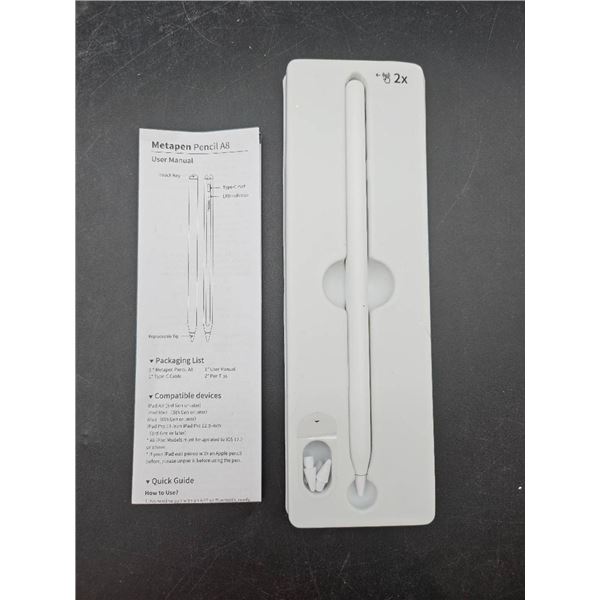 Metapen Pencil A8 Stylus with Dual Tilt Support and Compatibility