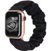 Image 1 : Toyouths Black Elastic Watch Band Compatible With Apple Watch