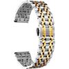 Image 1 : Watch Band Stainless Steel Bracelet In Two-Tone Finish