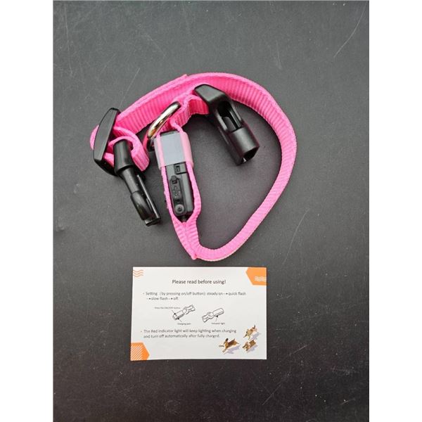 Masbrill LED Dog Collar with Adjustable Sizing and USB Charging
