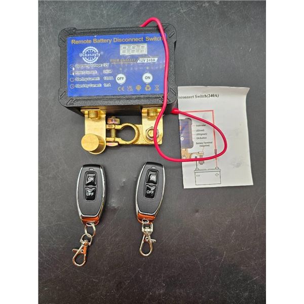 Uckasa Fry Remote Battery Disconnect Switch 24DA BS005