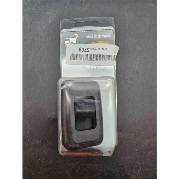 JR Products Single On/Off Switch, Part #12255, 16A 125-250V