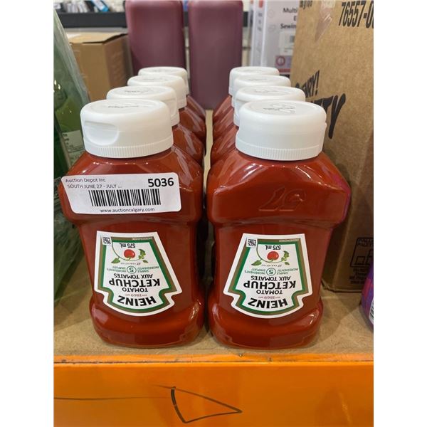 Heinz Tomato Ketchup, 8 x 575ml