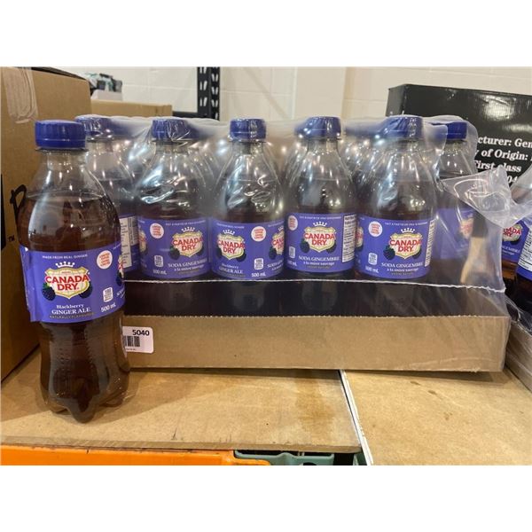 Canada Dry Blackberry Soda, 24 x 500 mL Bottles