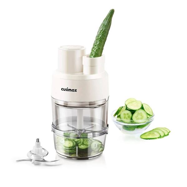 Cusimax CMFS-9071 Food Slicer – Stainless Steel Blade, Adjustable Thickness