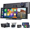 Image 1 : Portable Car Radio With Dash Cam and CarPlay